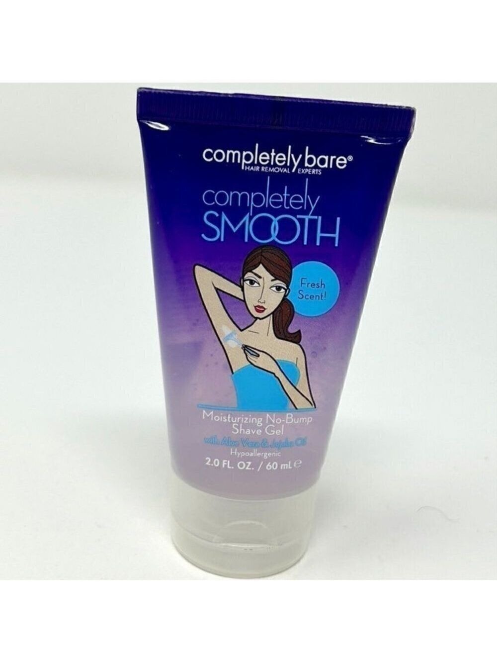 8/$40 COMPLETELY BARE Completely Smooth Moisturizing No-Bump Shave Gel 2oz NEW